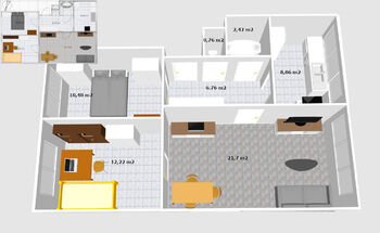 Prodej bytu 3+1 v družstevním vlastnictví 68 m², Strunkovice nad Blanicí