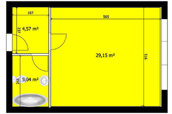 Pronájem bytu 1+kk v osobním vlastnictví 40 m², Liberec