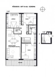 Pronájem bytu 4+kk v osobním vlastnictví 137 m², Praha 6 - Břevnov