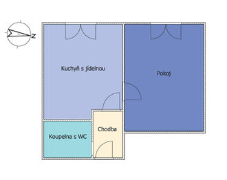 Pronájem bytu 1+1 v osobním vlastnictví 36 m², Svitavy