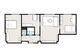 Prodej bytu 3+1 v osobním vlastnictví 59 m², Děčín