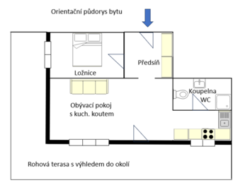 Pronájem bytu 2+kk v osobním vlastnictví 45 m², Praha 6 - Břevnov