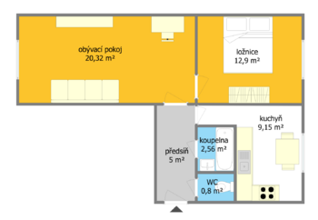 Prodej bytu 2+1 v osobním vlastnictví 73 m², Rosice