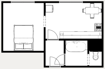 Prodej bytu 2+kk v osobním vlastnictví 38 m², Bohušovice nad Ohří