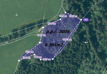 Lesní pozemek - Prodej pozemku 72095 m², Rožmitál na Šumavě