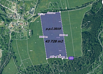 Trvalý travní porost - Prodej pozemku 72095 m², Rožmitál na Šumavě