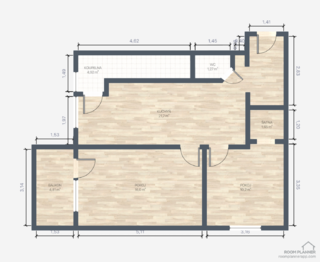 Pronájem bytu 2+1 v osobním vlastnictví 61 m², Znojmo