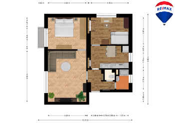 Prodej bytu 3+1 v osobním vlastnictví 80 m², Mimoň