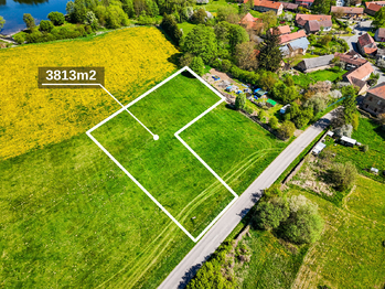 Prodej pozemku 3813 m², Milín