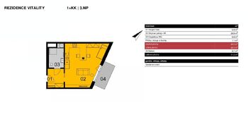 Pronájem bytu 1+kk v osobním vlastnictví 52 m², Praha 5 - Smíchov