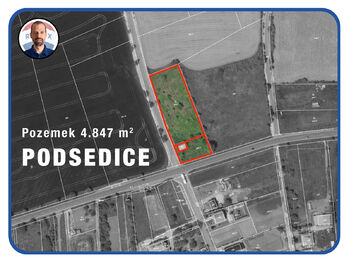 Prodej pozemku 4847 m², Podsedice