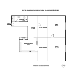 Prodej bytu 2+kk v osobním vlastnictví 85 m², Kralupy nad Vltavou