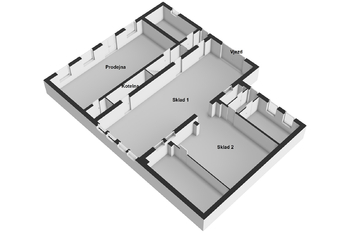 Prodej skladovacích prostor 375 m², Ostrava