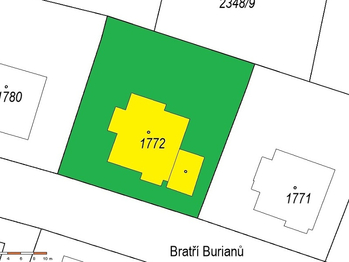 Snímek mapy - Prodej domu 185 m², Rakovník