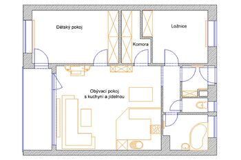 Pronájem bytu 3+kk v osobním vlastnictví 79 m², Liberec