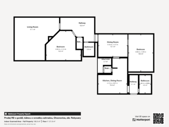 1.N.P. orientační schéma - Prodej domu 160 m², Cheznovice