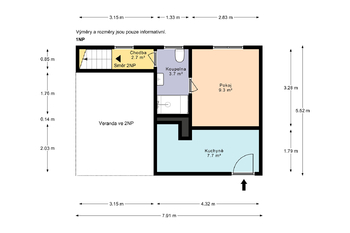 Prodej chaty / chalupy 66 m², Doubravčice