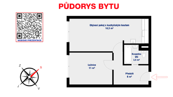 Prodej bytu 2+kk v osobním vlastnictví 40 m², Roudnice nad Labem