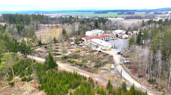 Areál, pohled - Prodej výrobních prostor 37068 m², Kostelec nad Vltavou 