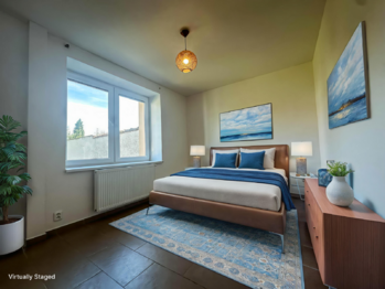 Ložnice Vizualizace - Pronájem bytu 3+kk v osobním vlastnictví 78 m², České Budějovice