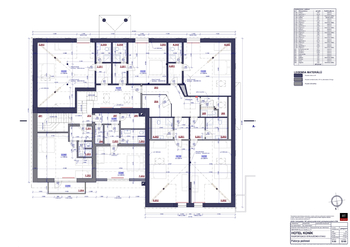 Půdorys podkrovi - Prodej ubytovacího zařízení 818 m², Karolinka