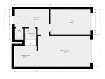 Prodej bytu 2+kk v družstevním vlastnictví 46 m², Praha 8 - Bohnice