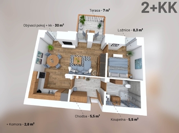 Prodej bytu atypický v osobním vlastnictví 67 m², Svoboda nad Úpou