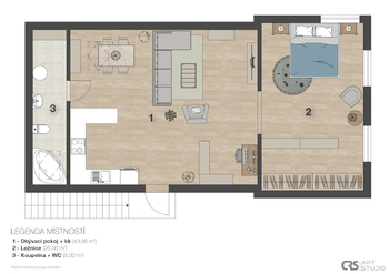 Prodej bytu 2+kk v osobním vlastnictví 83 m², Mnichovice