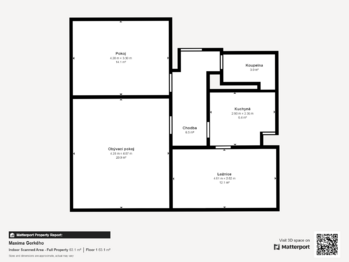 Prodej bytu 3+1 v družstevním vlastnictví 57 m², Chomutov