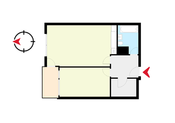 Pronájem bytu 2+kk v osobním vlastnictví 62 m², Praha 3 - Žižkov