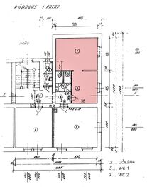 Pronájem kancelářských prostor 34 m², Tábor