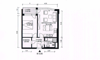 Prodej bytu 2+kk v osobním vlastnictví 53 m², Praha 9 - Letňany