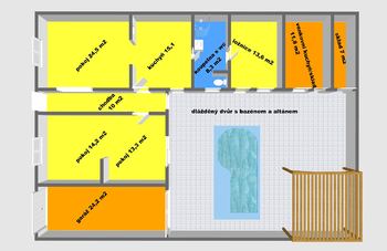 Pronájem domu 123 m², Medlov