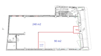 Pronájem obchodních prostor 240 m², Vsetín