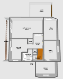 Prodej bytu 3+1 v osobním vlastnictví 112 m², Rychvald