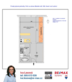 Prodej bytu 1+kk v osobním vlastnictví 33 m², Veselí nad Lužnicí