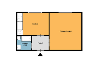 Prodej bytu 1+1 v družstevním vlastnictví 29 m², Most