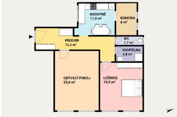 Prodej bytu 2+1 v osobním vlastnictví 84 m², Praha 1 - Staré Město