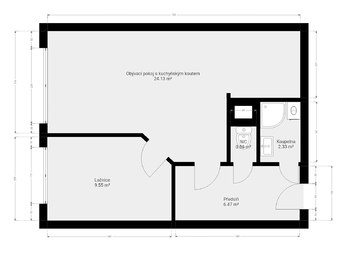 Pronájem bytu 2+kk v osobním vlastnictví 43 m², Praha 8 - Bohnice