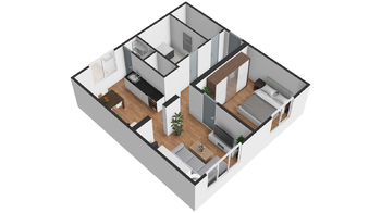 Pronájem bytu 2+1 v osobním vlastnictví 54 m², Ostrava