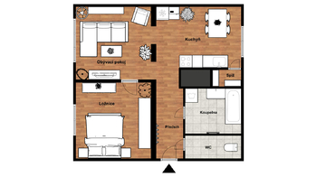 Pronájem bytu 2+1 v osobním vlastnictví 54 m², Ostrava