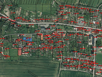 Poloha bytu v domku v Dražicích. - Pronájem bytu 2+kk v osobním vlastnictví 48 m², Dražice