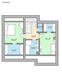 Rodinný dům na klíč, Okarec - Prodej domu 116 m², Okarec