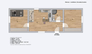 Pronájem mobilheimu / houseboatu 41 m², Moravský Krumlov