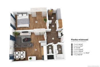 Prodej bytu 2+kk v osobním vlastnictví 48 m², Praha 5 - Radotín