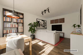 Vizualizace - Prodej bytu 2+1 v osobním vlastnictví 53 m², Praha 10 - Záběhlice