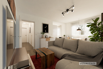 Vizualizace - Prodej bytu 2+1 v osobním vlastnictví 53 m², Praha 10 - Záběhlice