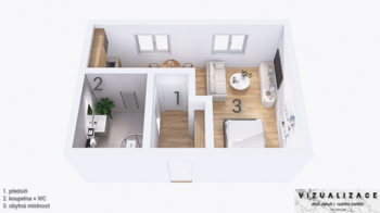 Pronájem bytu 1+kk v osobním vlastnictví 25 m², Zábřeh