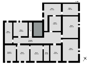 I.PP - Prodej kancelářských prostor 882 m², Ostrava