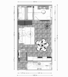 Prodej bytu 2+kk v osobním vlastnictví 46 m², Praha 6 - Břevnov